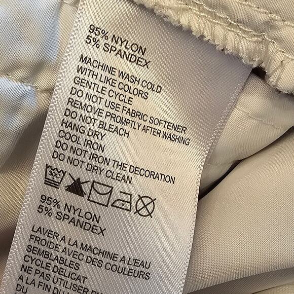 Tommy Bahama Striped Flat Front Shorts Blue White Breathable Mens Size 36 - Picture 4 of 7